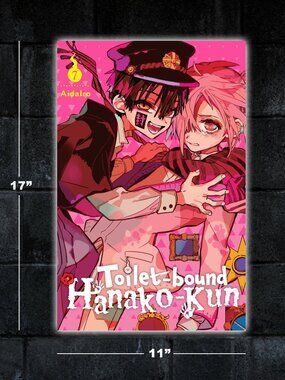 Toilet-Bound Hanako-Kun Vol 7 manga poster - 11x17 wall art print merch anime